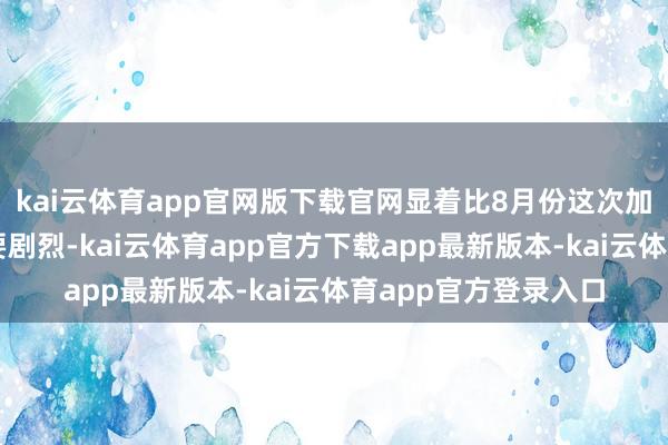 kai云体育app官网版下载官网显着比8月份这次加价所引起的反响还要剧烈-kai云体育app官方下载app最新版本-kai云体育app官方登录入口