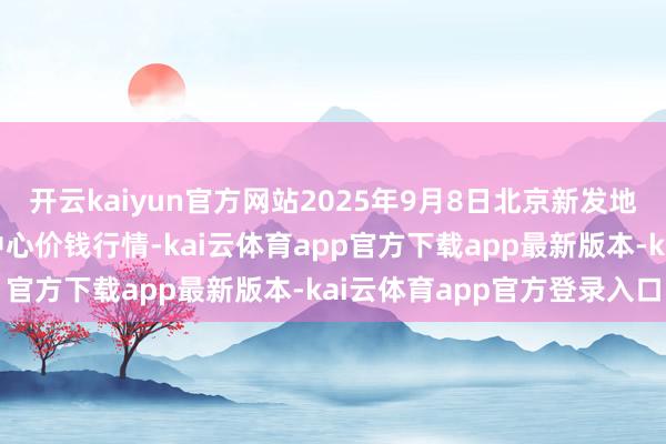 开云kaiyun官方网站2025年9月8日北京新发地农副居品批发市集信息中心价钱行情-kai云体育app官方下载app最新版本-kai云体育app官方登录入口